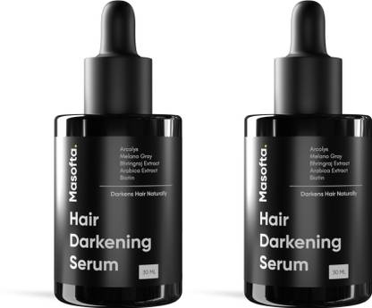 Masofta Anti Grey Hair Darkening Serum for Limiting & Reversing Greying with Melano Gray