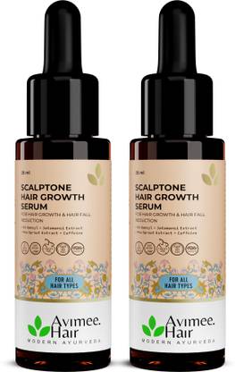 Avimee Herbal Scalptone Hair Growth Serum | Enriched with Nansyl | Reduces Hair Fall | 2*25ml