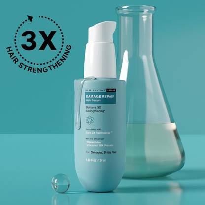 BARE ANATOMY Damage Repair Hair Serum | With Coconut Milk & Keratin | For Damage Free Hair