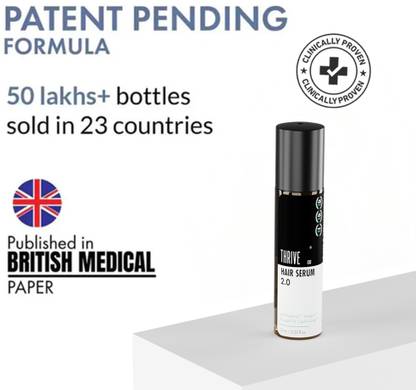 ThriveCo Hair Growth Serum for Voluminous & Strong Hair with Non-Itching Formula  (10 ml)