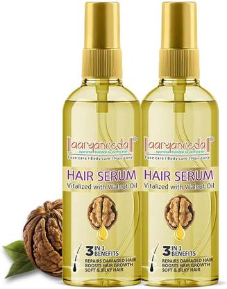 Aaryanveda Hair Serum Vitalized With Walnut Oil (Pack of 2)