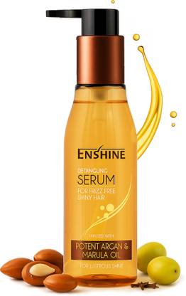 Enshine Hair Serum, Natural Argan & Marula Oils, Frizz Control, Tangle-Free & Shiny Hair