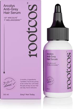 Rootcos Arcolys® Anti grey hair serum with MelanograyTM | Reverses & limits hair greying
