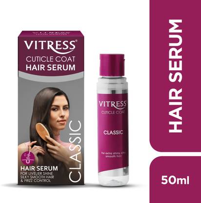 Vitress Cuticle Coat Classic Hair Serum | Instant Transformation, Easy-To-Manage Smooth Hair, Livelier Shine, Damage & Frizz Control