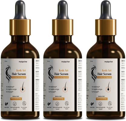 myUpchar Kesh Art Regrowth Hair Serum For Makes Hair Thick & Stronger With 3% Redensyl