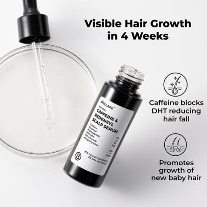 BRILLARE Caffeine & Phytopeptide Scalp Serum with Redensyl for hair fall reduction