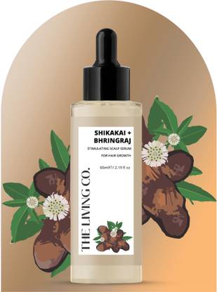 The Living Co. SHIKAKAI + BHRINGRAJ Stimulating Scalp Serum