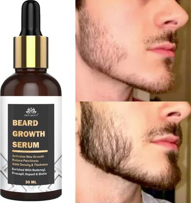 INTIMIFY Beard Growth Serum, Softens, Styles & Fills Patchy Beard