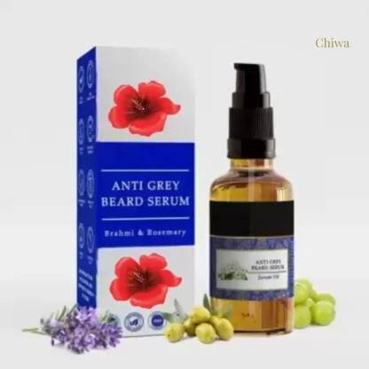 FUFA Natural Anti-Grey Hair Oil for Beard with Beard Reviving Oils Solution