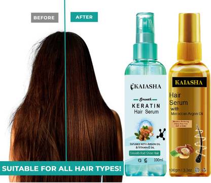 KAIASHA High Quality Products – yellow and blue hair serum Regular use Hair Serumq