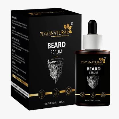 7days natural Thicker Stronger Beard Boost Growth with Our Beard Serum� Healthy Beard