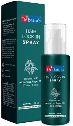 Dr. Batra's Dr Batra's PRO+ Lock-In Spray - 50 ml | Enriched with Natural Argan oil | Silicone-Free and Paraben-Free