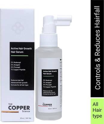 THE COPPER SCIENCE Active Hair Growth Serum With Redensyl, Anagain, Procapil, Copper peptide |