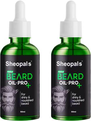 Sheopals Herbal Beard Growth Oil Pro+ For Men | Made For Patchy And Uneven Hair Hair Oil