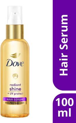 DOVE Radiant Shine + UV Protect Hair Serum For Dry & Frizzy Hair