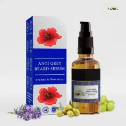 PHIZLLER Combat Premature Beard Greying and Reclaim Natural Color with Beard Oil