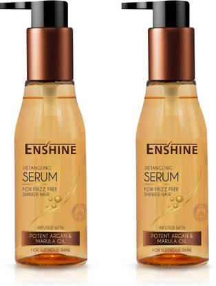 Enshine Hair Serum, Natural Argan & Marula Oils, Frizz Control, Tangle-Free & Shiny Hair