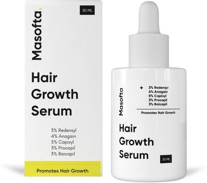 Masofta Hair Growth Serum for Men & Women With 3% Redensyl & 4% Anagain & Rosemary