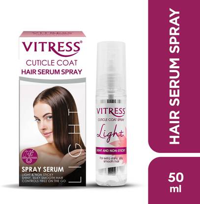 Vitress Cuticle Coat Light Hair Serum Spray | Lightweight, Non-Sticky, Easy-To-Manage Smooth Hair, Livelier Shine, Control Frizz On-The-Go