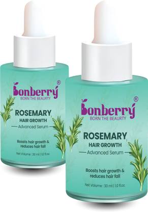 Bonberry Rosemary Advanced Hair Growth Serum with 3% Redensyl, 4% AnaGain, 3% Baicapill