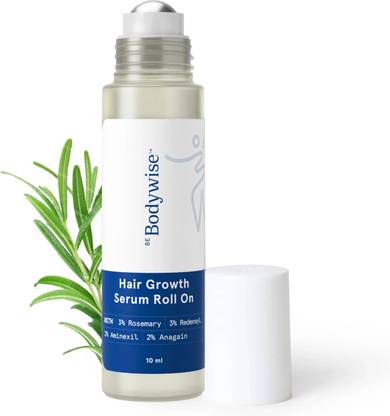 Be Bodywise 3% Rosemary Hair Growth Serum Roll On | For Thicker & Stronger Hair