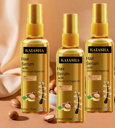 KAIASHA 100% Original Hair Serum For Smooth Hair PACK OF 3