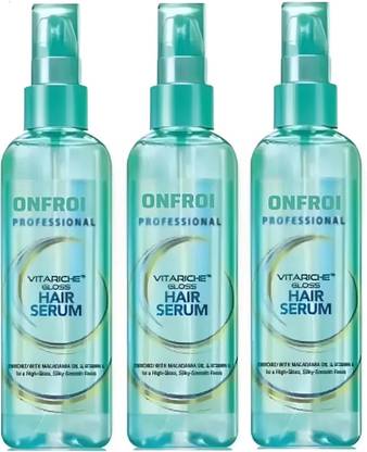Onfroi Gloss Hair Serum, 100ml- Pack of
3