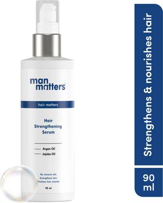 Man Matters Hair Strengthening Serum | Argan Oil, Jojoba Oil | Non-Sticky, Anti Frizz