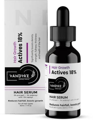 Vandyke 18% Hair Growth Actives Serum Procapil, Capixyl, Redensyl & Baicapil