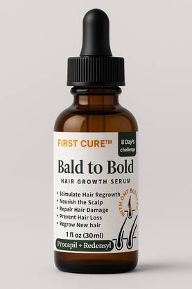 First Cure Bald To Bold Hair Regrowth Serum with DHT Blocker