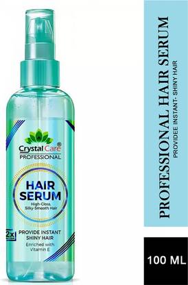 Crystal Care Hair Serum for Stunning, Shiny Hair Enriched with Vitamin E  (100 ml)