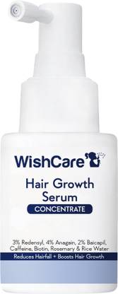 WishCare Hair Growth Serum Concentrate - Redensyl, Anagain, Biotin, Keratin & Rice Water