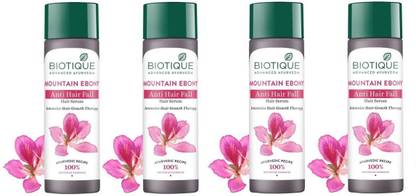 BIOTIQUE BIO MOUNTAIN EBONY (VITALIZING SERUM FOR FALLING HAIR) 120ML (Pack of 4)