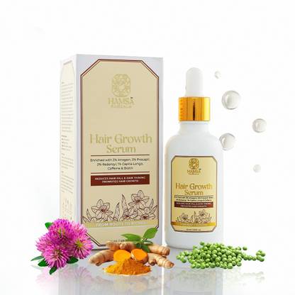 Hamsa Radiance Hair Growth Serum 50ml - Anagain 3%, Procapil 3%, Redensyl 2%| For Men & Women