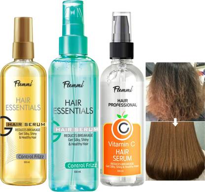 Flemmi Vitamin C Glossy & Smooth Hair serum for Men & women