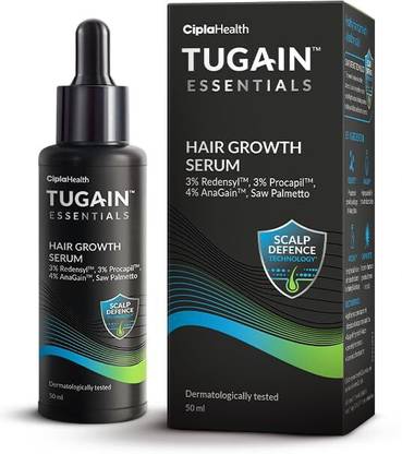 Cipla Tugain Essentials Hair Growth Serum with Scalp Defence Technology
