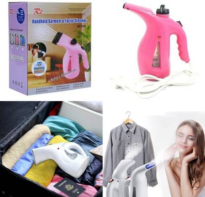 ALAKHEXPORT Portable Handheld Facial Cum Garment Steamer Garment Steamer Hair Steamer Hair Steamer