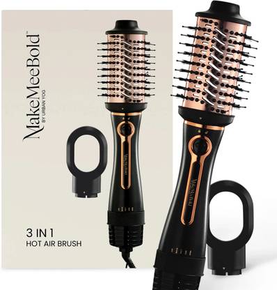 URBANYOG 3 in 1 Hot Air Brush for Women | One Step Dryer, Volumizer and Hair Straightener Brush