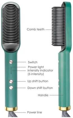 POCKETFRIENDIES HAIR STRAIGHTENER HAIR STRAIGHTENER (GREEN COLOR) SAP05 Hair Straightener