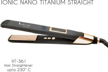 Hector Professional Ionic Nano Titanium Hair Straightener