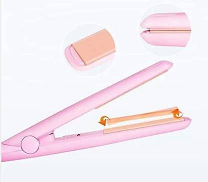 Reflections Women Beauty Mini Electronic Hair Straightener, Portable Mini Ceramic Plate HS01 Hair Straightener