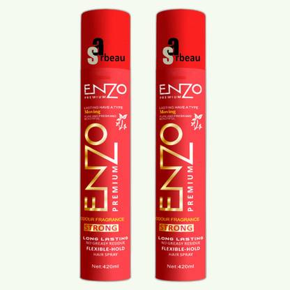 Sarbeau Hair Holding GOLD Premium Ultra Shine Finish Hair Spray- Pack of 2_C_195 Hair Spray