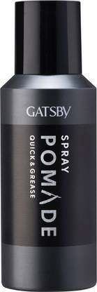 GATSBY Spray Pomade - Quick & Grease | For Quick & Easy Slicked Back Hair Style | Hair Spray
