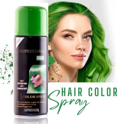MYEONG Professional Hair Color Spray Green Hair Spray