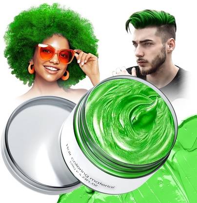 EVERERIN Temporary Green Color Hair Wax for Perfect Hair Styling Hair Wax