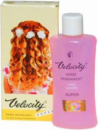 VELOCITY HOME PERMANENT - For Both Hair Curling and Straightening (LOTION) Hair Lotion