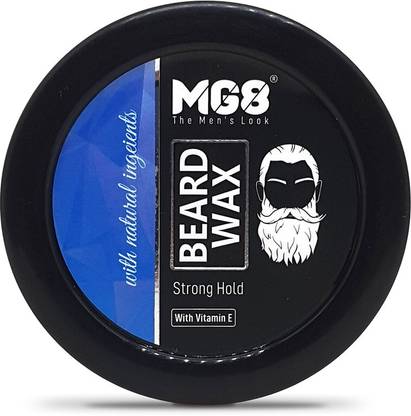 MG8 Beard Wax For Men | Beard And Mustache Wax For Strong Hold With Natural Hair Wax