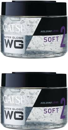 GATSBY Japan Water Gloss - Soft, Hair Gel each (Pack of 2) Hair Gel