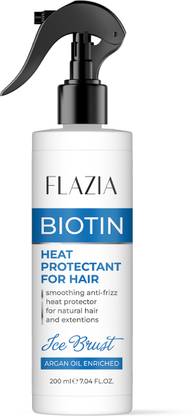 FLAZIA Heat Protection Spray for Hair with Moroccan Argan Oil Leave in Deep Conditioner Hair Spray