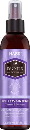 hask Biotin Boost Thickening 5-in-1 Leave In Conditioner Spray Volumize All Types Hair Spray